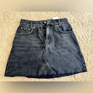 NWT Urban Outfitters black denim skirt